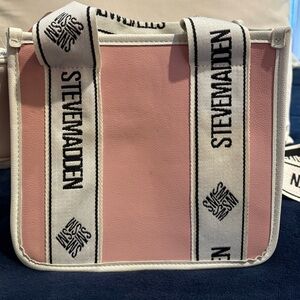 Steve Madden Faux Patent Leather Bwebber Bag